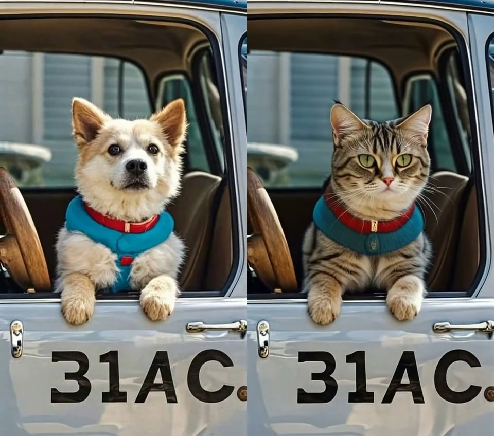 Dog to cat subject replacement video editing preview